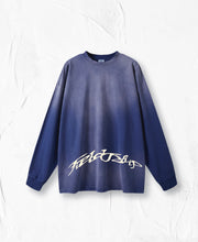 Load image into Gallery viewer, Tonal Blur Tee - &quot;Lapis Lazuli&quot;
