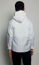 Load image into Gallery viewer, Hooded Split Dress Shirt - BLANC