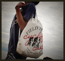 Load image into Gallery viewer, Cycling Club Canvas Drawstring Bag